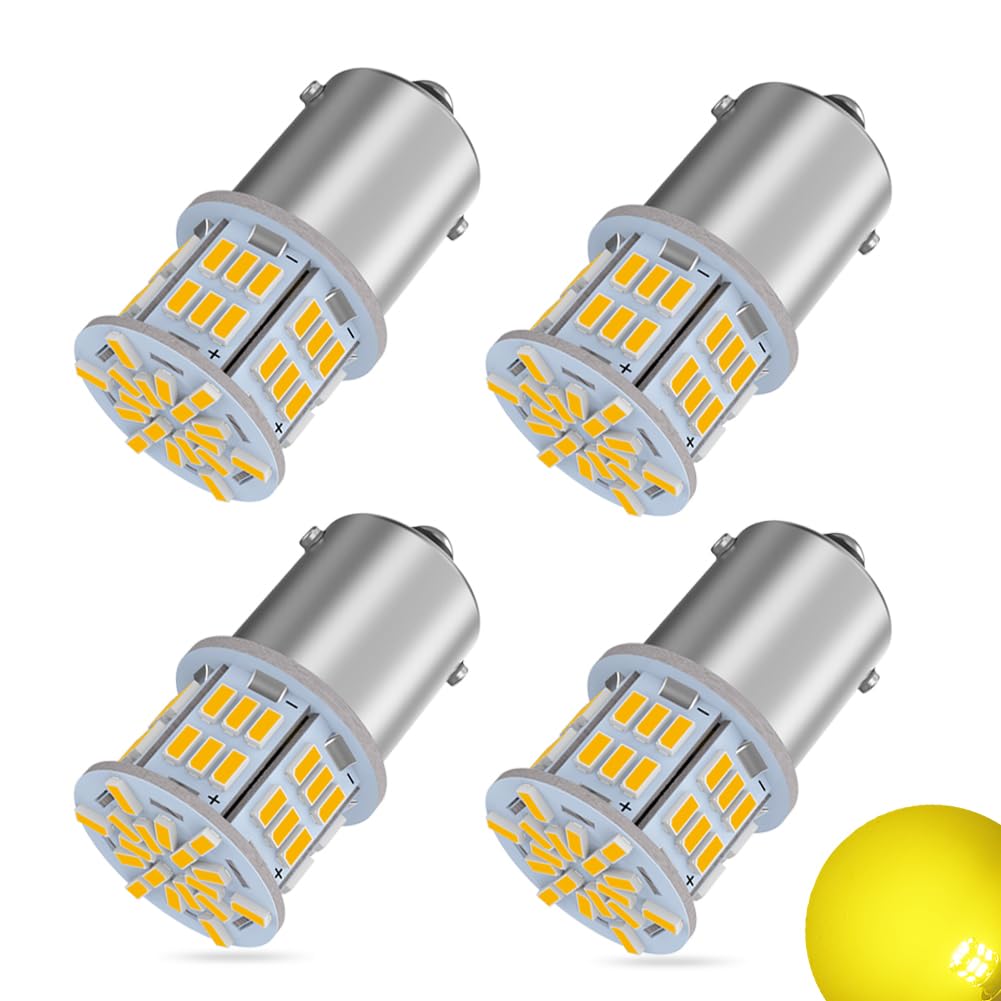 Amazon | 【24V車専用】S25 LEDシングル イエロー 爆光 G18 BA15s P21W